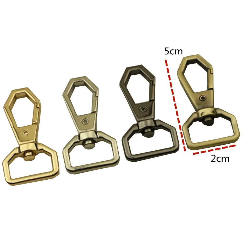 2/5/10Pcs Variety Metal Bags Strap Buckles Lobster Clasp Collar Carabiner Snap Hook DIY Keychain Bag Parts Accessories