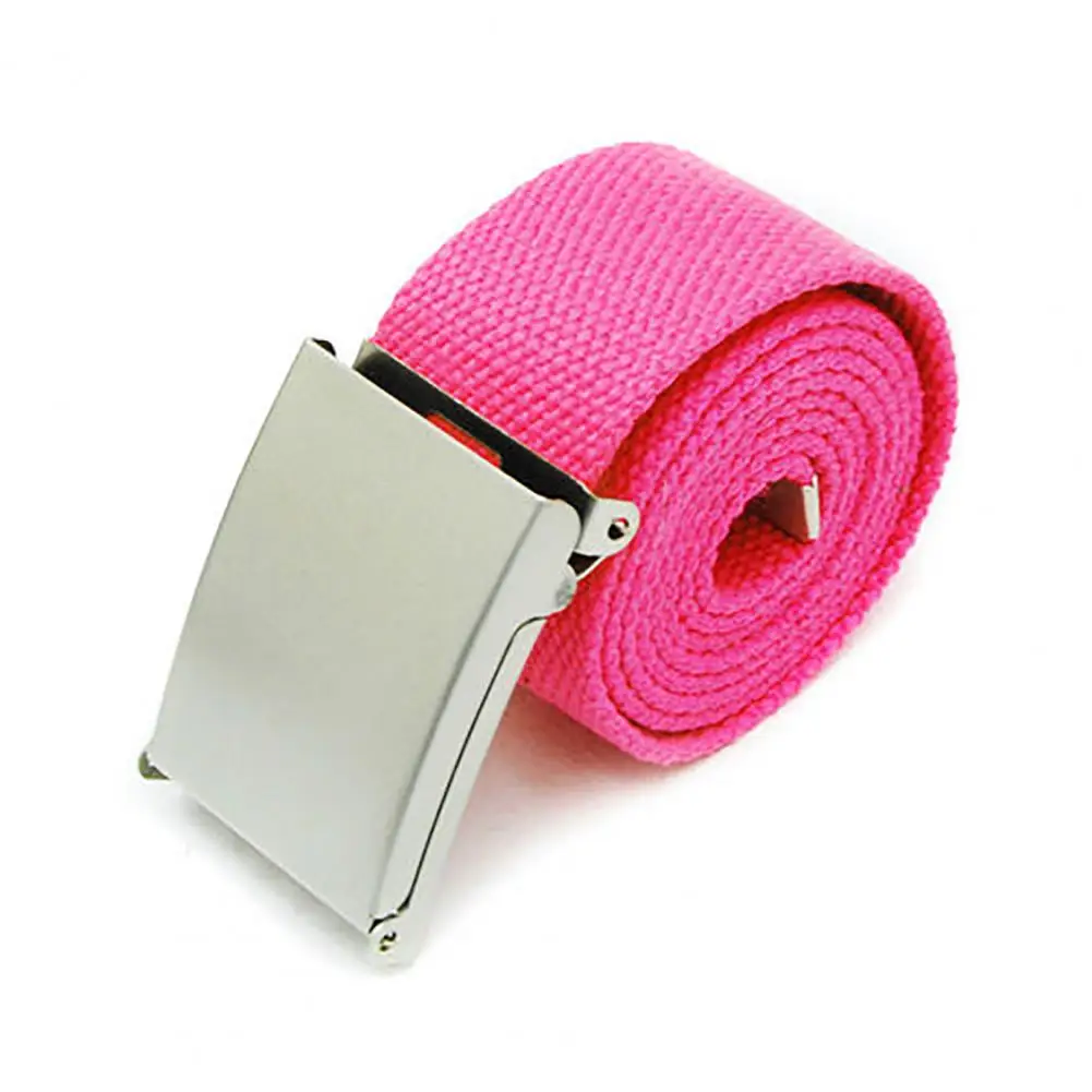 Unisex Belt High Quality Canvas Belt Unbuckle Easily Unisex Canvas Web Belt for Outdoor