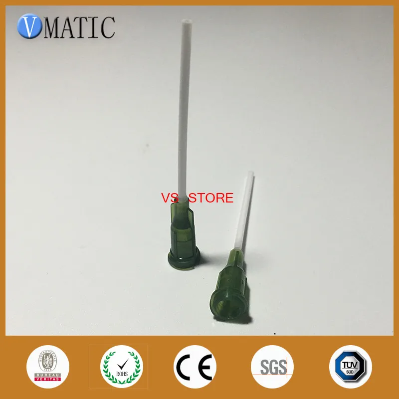 Free Shipping 14G 1'' Inch PP Flexible Glue Dispensing Needle Tips