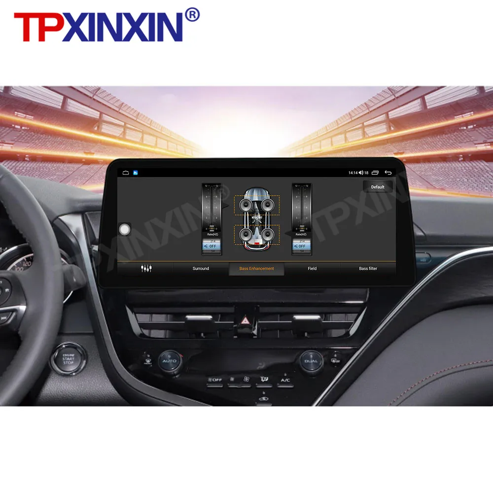 Android 10 6G + 128G for Toyota Camry 2021 Carplay GPS Navigationssystem IPS Bildschirm Multimedia Video Stereo Player Radio