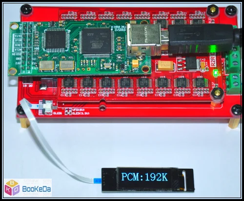 R2R DSD PCM DAC Full Discrete 32-bit Decoding Dual Solution Identification 2 Parallel VFD OLED