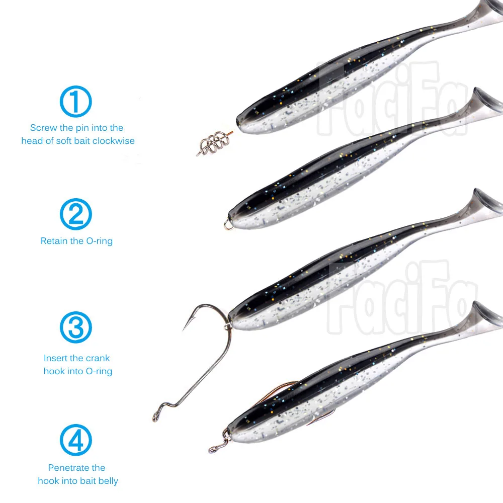 Stainless Steel Twist Lock Lure Pins – 20/50/100pcs