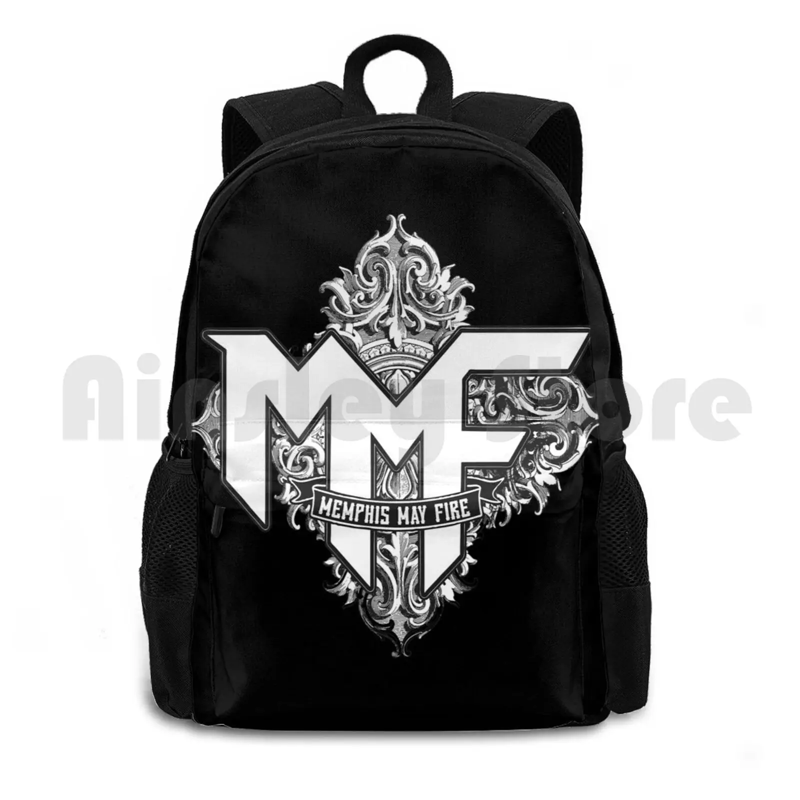 

Memphis May Fire Outdoor Hiking Backpack Waterproof Camping Travel Memphis May Fire Music Hard Metal Hardcore Metalcore Post