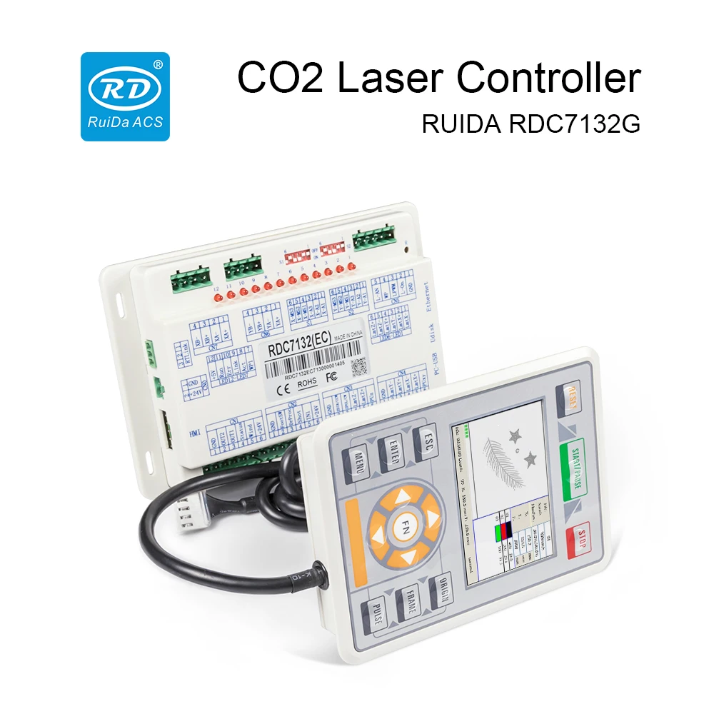 

Ruida RDC7132G CO2 Laser Controller CNC System Laser Control Panel for CO2 Laser Engraving Cutting Machine ReplaceTrocen Leetro