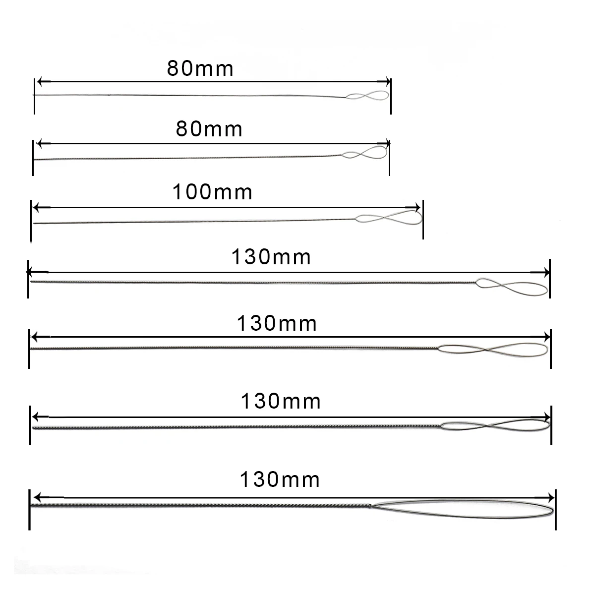 1pc Oar Twist Pearl Needle Special Needle For Pearl Piercing Beaded 0.15-0.7mm String Needle Extra Fine Perforation Needle