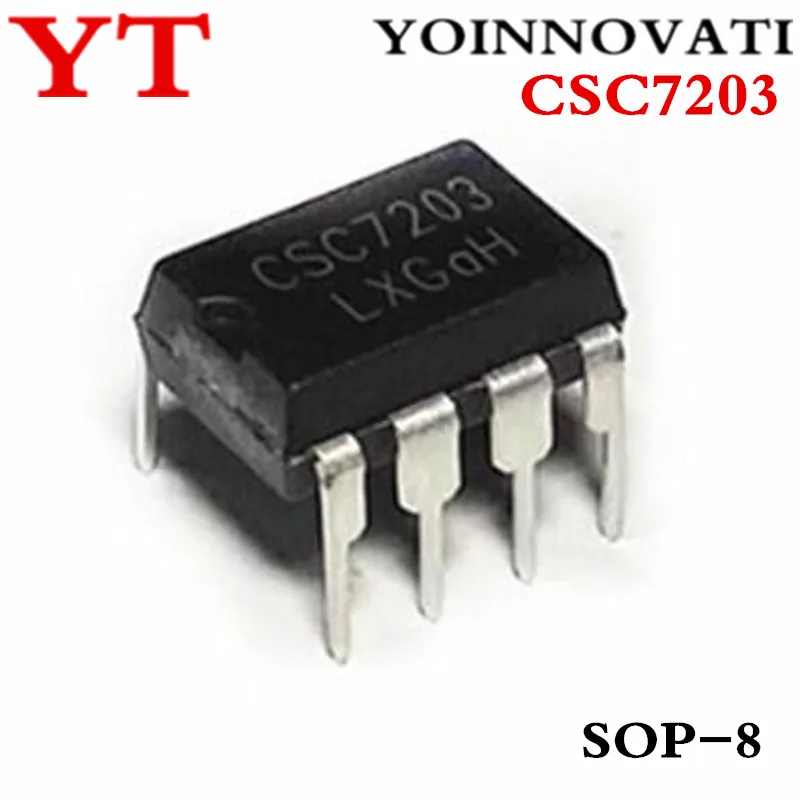 CSC7203 C7203 DIP-8 IC, nouveau, original, 10 pièces