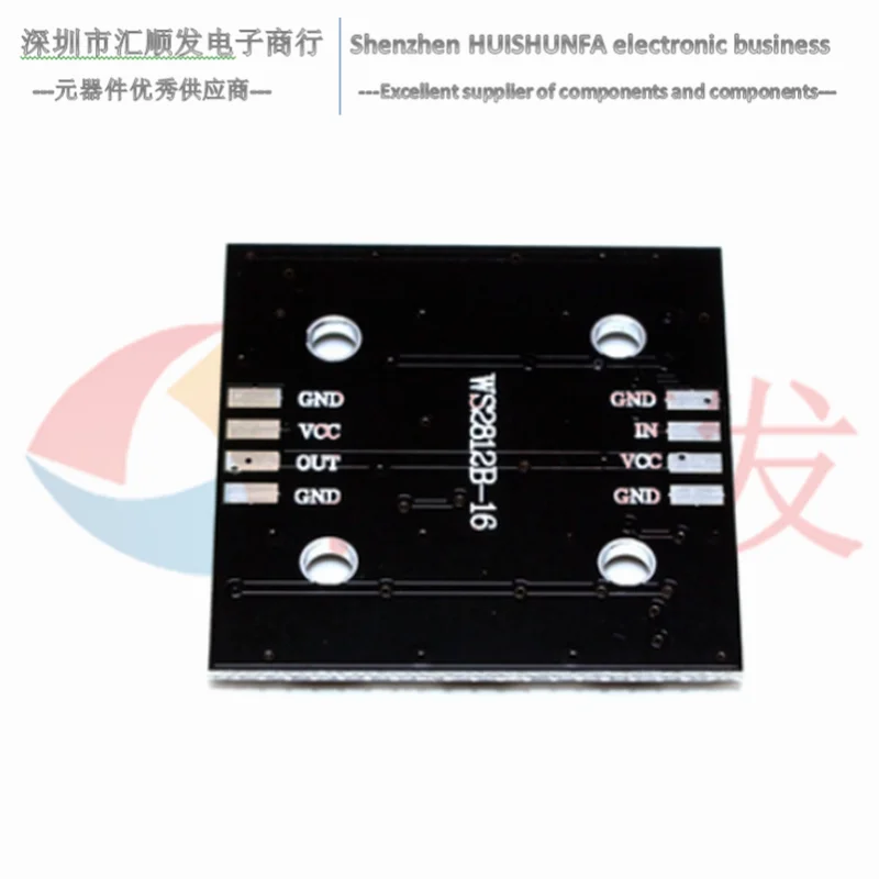 WS2812B 4x4-bit RGB كامل اللون LED نموذج مشغل 16 بت ضوء اللون led مجلس التنمية مربع