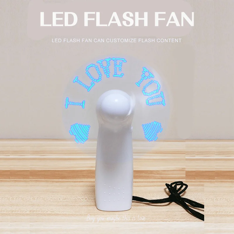 

Model Kit Electronic diy production DIY flashing characters fan LED splash screen shaker Small flashing fan