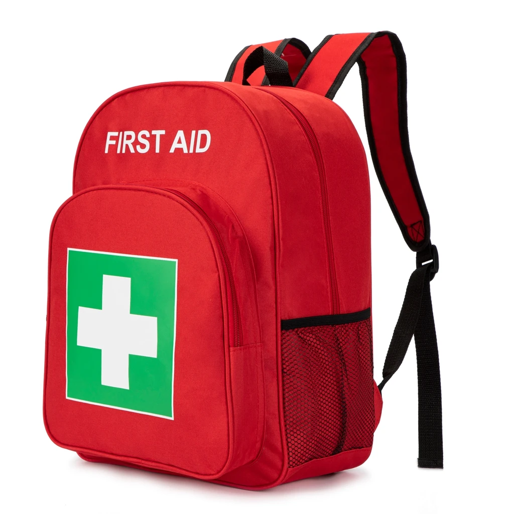 First Aid Backpack Empty Medical First Aid Bag Treatment First Responder Trauma Bag for Camping Outdoors