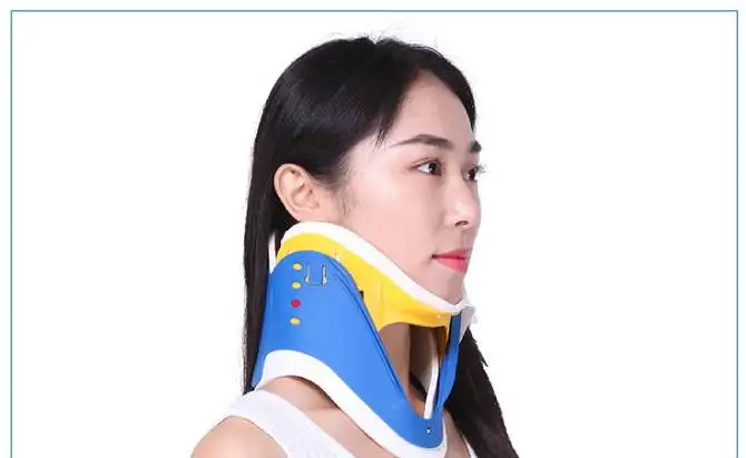 Medical 4 In 1 Neck Support Adjustable Neck Support Pain Relief Cervical Traction Fixed Spinal Care Corrections Protection Brace