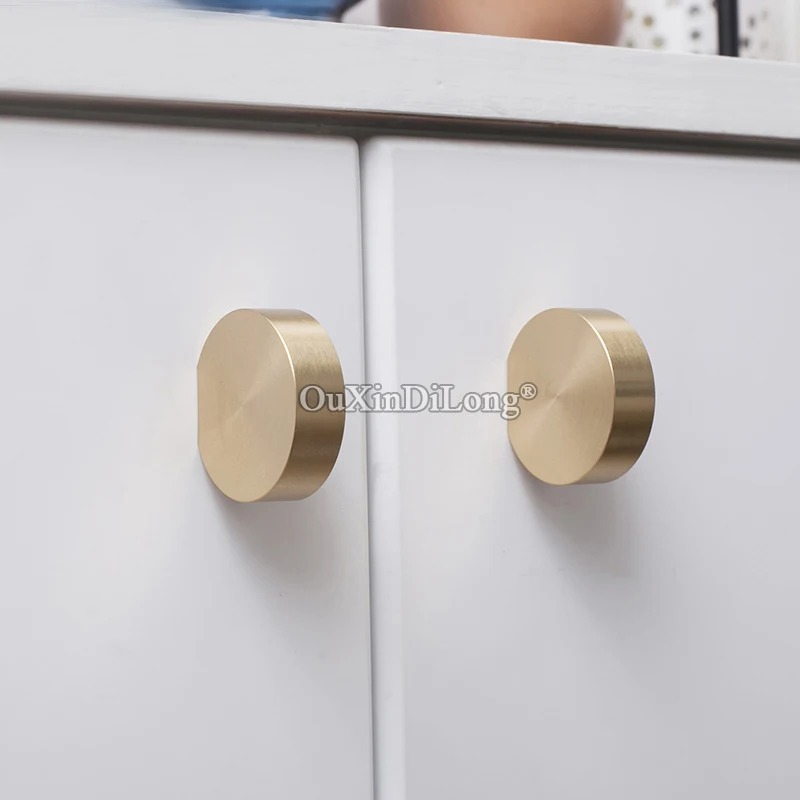 Luxury 20PCS European Solid Brass Cabinet Door Handles Cupboard Wardrobe Drawer Kitchen Wine Cabinet Pulls Handles & Knobs