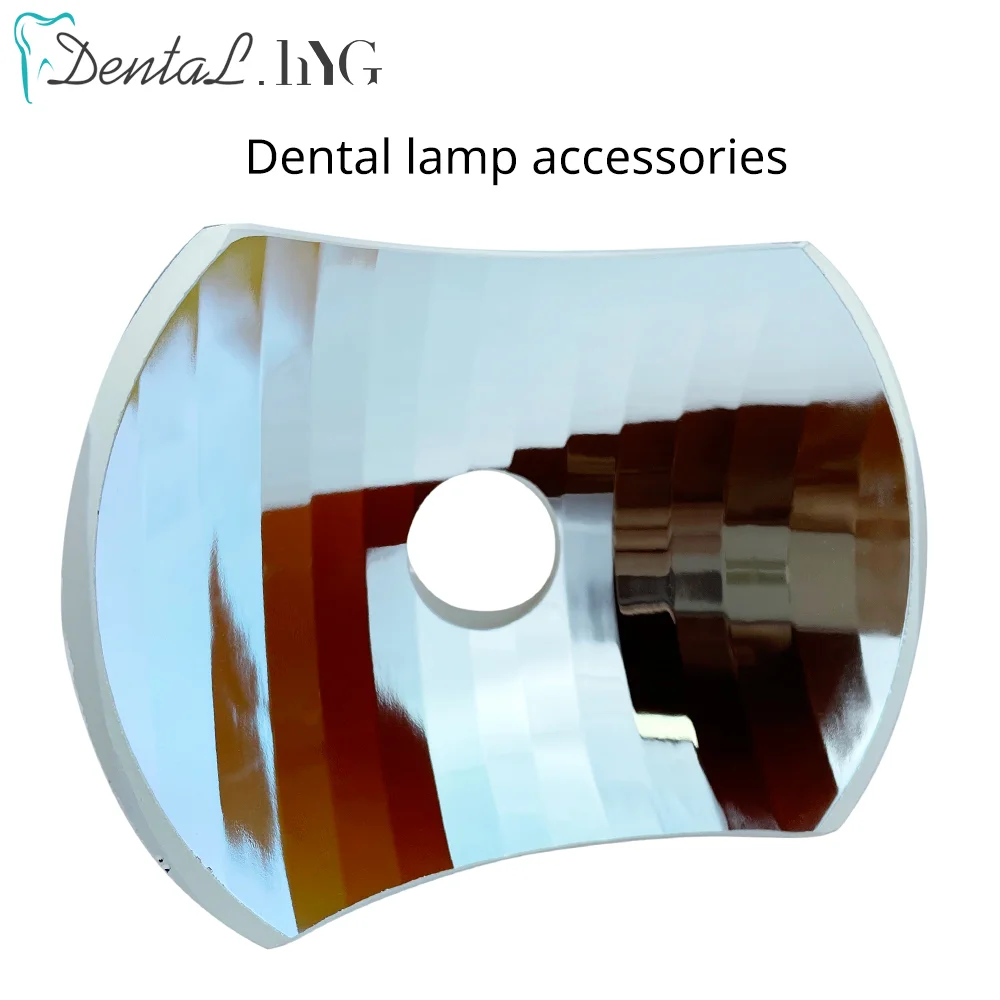 Dental Oral Halogen Lamp Shell Spare Part Dental Chair Unit Light Accessories Square Reflective Lenses