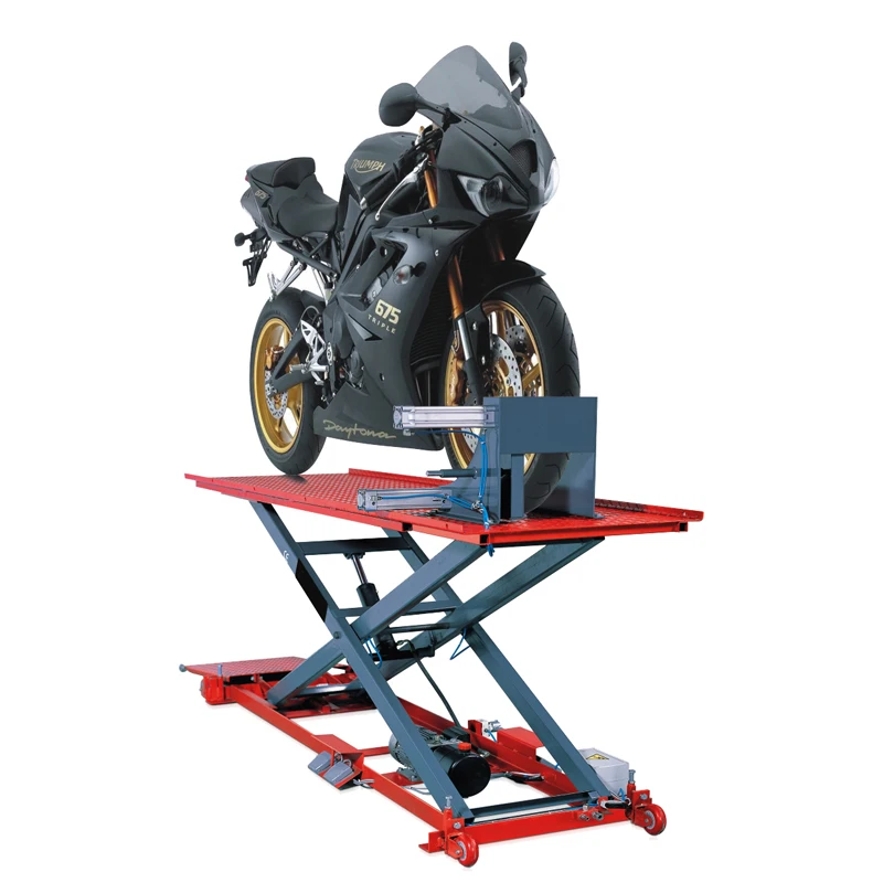 500Kg Hydraulic Motorcycle Lifting Platform Special Tools For Service Motorbike MAC02