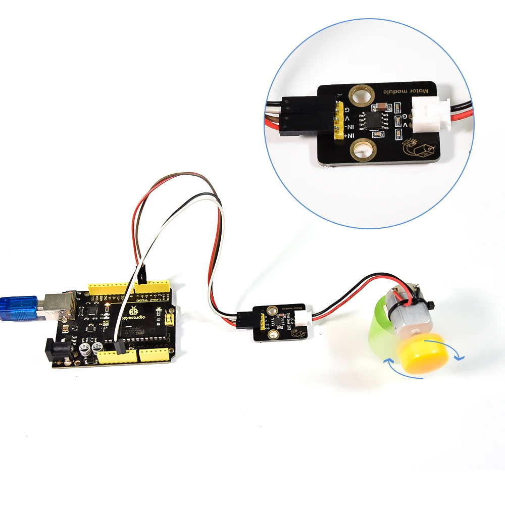 Keyestudio для Arduino 130, модуль управления двигателем