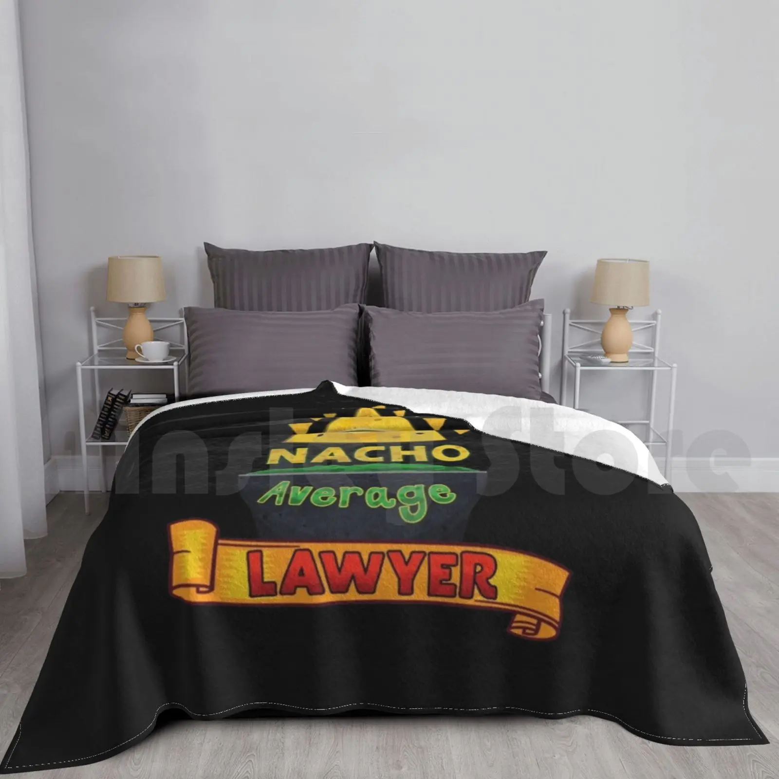 Cadeaux d'avocat-Nacho couverture d'avocat moyen pour canapé-lit avocat de voyage Nacho avocat moyen avocat citations non