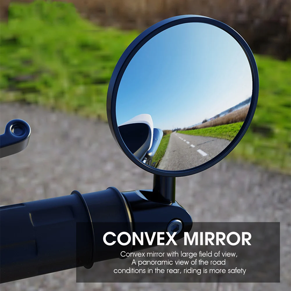 2pcs/Pair Motorcycle Rear View Mirrors Round 7/8