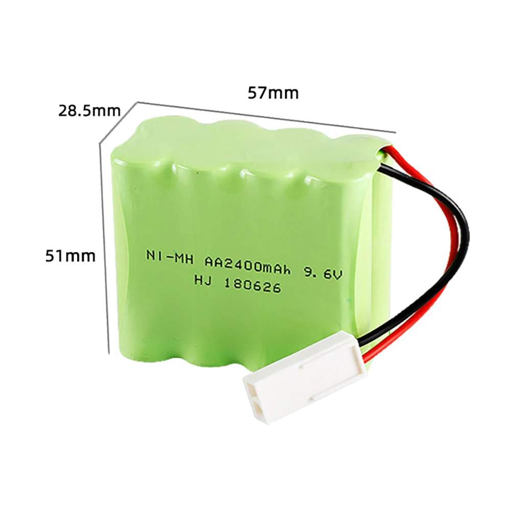 1ชิ้น/ล็อต9.6V 2400Mah แบตเตอรี่ NiMH Mainan Mobil Rc ถังรถไฟหุ่นยนต์เรือปืน Ni-MH AA 700Mah 9.6V แบตเตอรี่แบบชาร์จไฟได้