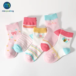 5 paia/set simpatico cartone animato respiro cotone neonato calzini per bambini per ragazze estate maglia calzini per bambini donne all'ingrosso Miaoyoutong