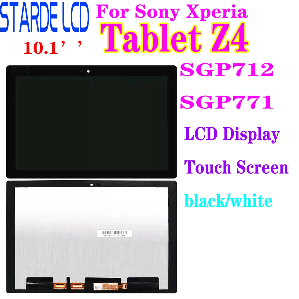 Starde LCD for Sony Xperia Tablet Z4 SGP712 SGP771 LCD Display Touch Screen Digitizer Assembly Z4 Lcd Display