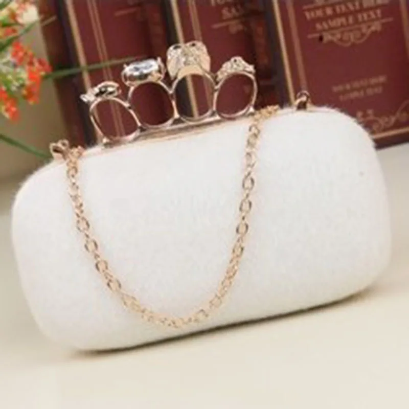 Ladies Purses And Handbags Luxury Fur Diagonal Rhinestone Clutch Bag Korean Version Pink Cute China Shoulder Evening Mini Wallet