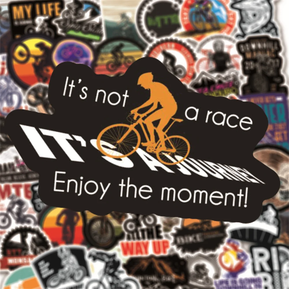 10/30/50PCS Mountain Bike Graffiti Sticker Motorcycle Skateboard Kettle Luggage Helmet PVC Waterproof Sticker Wholesale