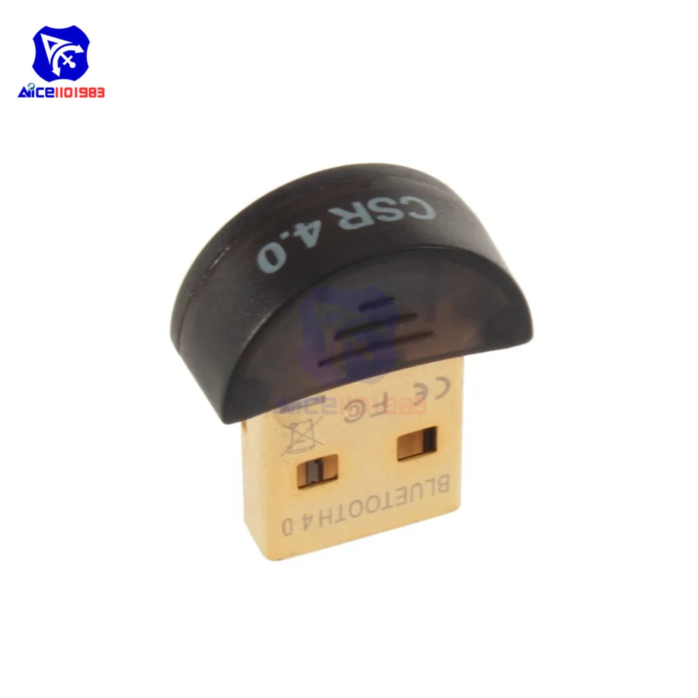 diymore USB to Bluetooth V4.0 CSR Dual Mode Wireless Adapter Converter for Win7 Win8 Win10 Win Xp