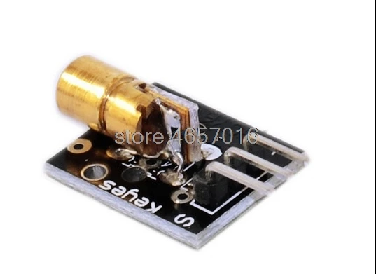 5PCS/LOT KY-008 650nm Laser sensor Module 6mm 5V 5mW Red Laser Dot Diode Copper Head M