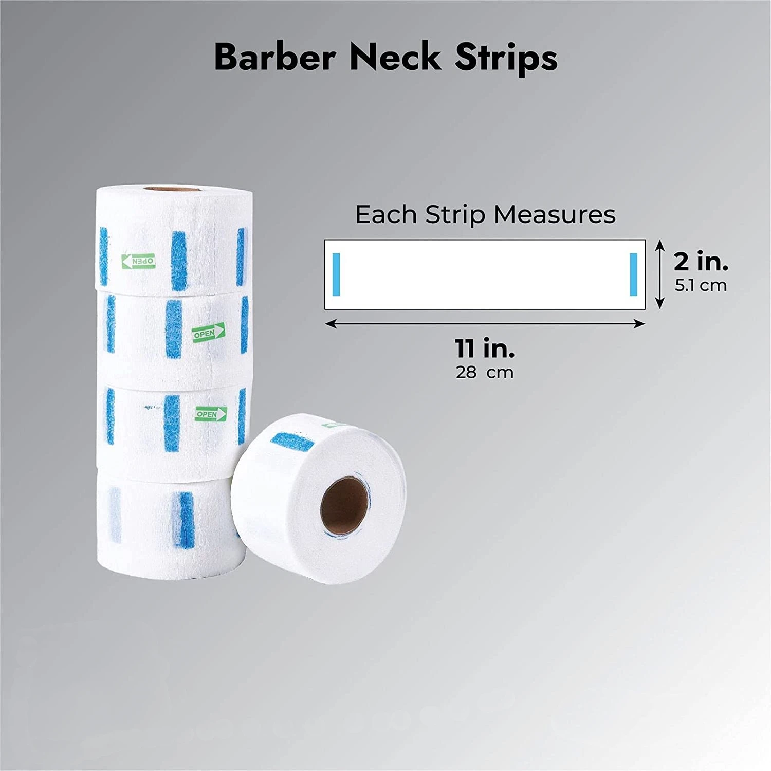 Disposable Paper Barber Neck Strips 100pcs