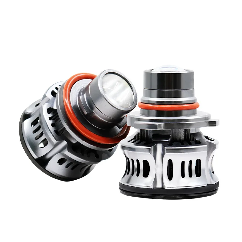 

J3 H11 Car Tuning LED Lenticular Fog Light Projector Lens H7 H11 9005 9006 9012 Hir2 H7 LED Spotlight Car Headlights fog lamps