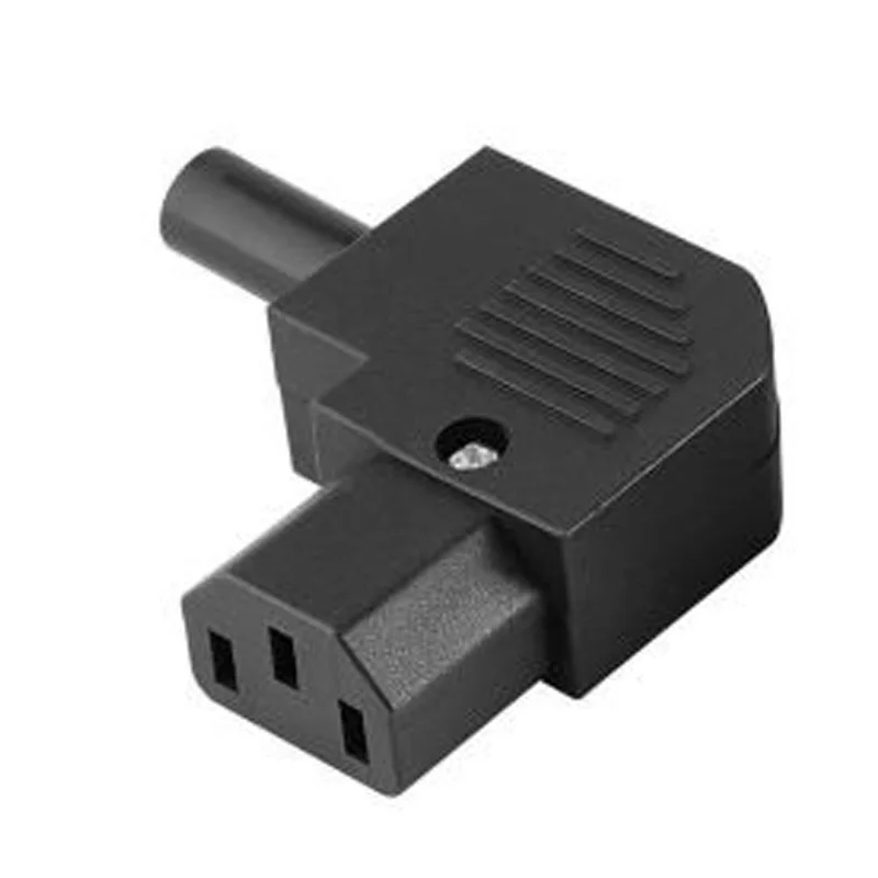 Black CE IEC320 C13 C14 AC Power Panel Socket PDU UPS Rewirable Wiring Plug Electric Battery Receptacle Docking Outlet 10A 250V