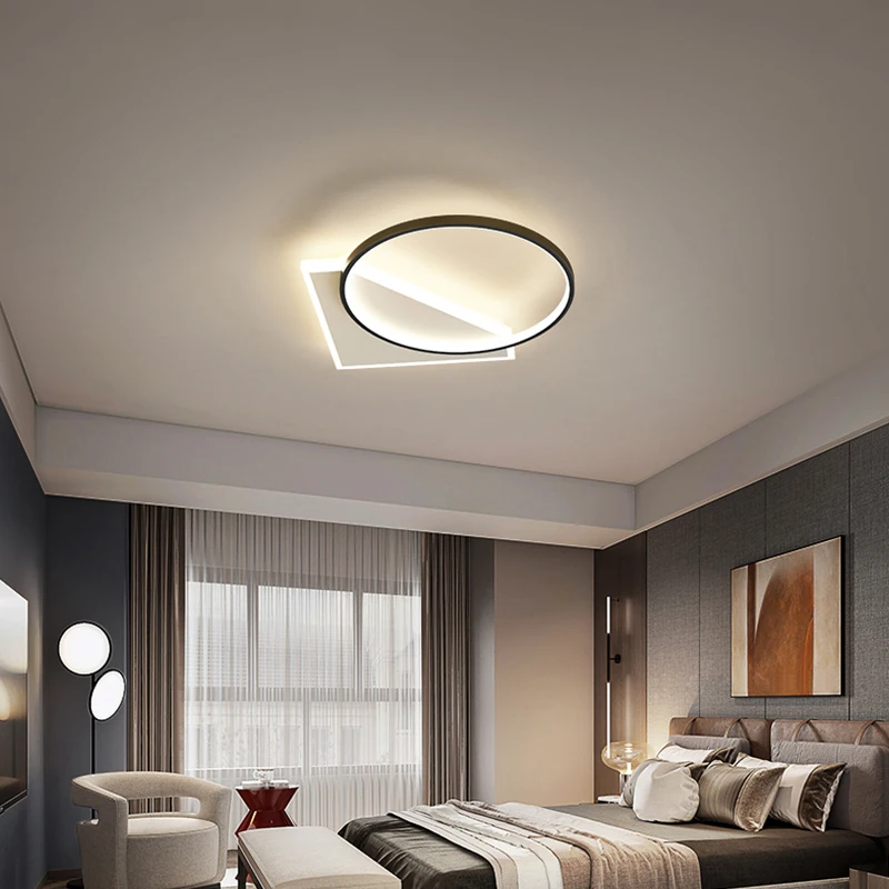 Plafonnier LED ultramince, éclairage d'intérieur, luminaire de plafond, idéal pour une chambre à coucher, offre spéciale