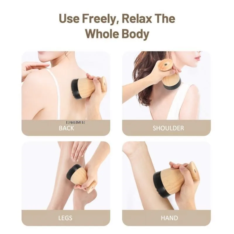 Natural Stone Gua Sha Electric Massager, Body Massage Needle, Energy Scraper, Back Massage Tool, Relaxation, Skin Lifting