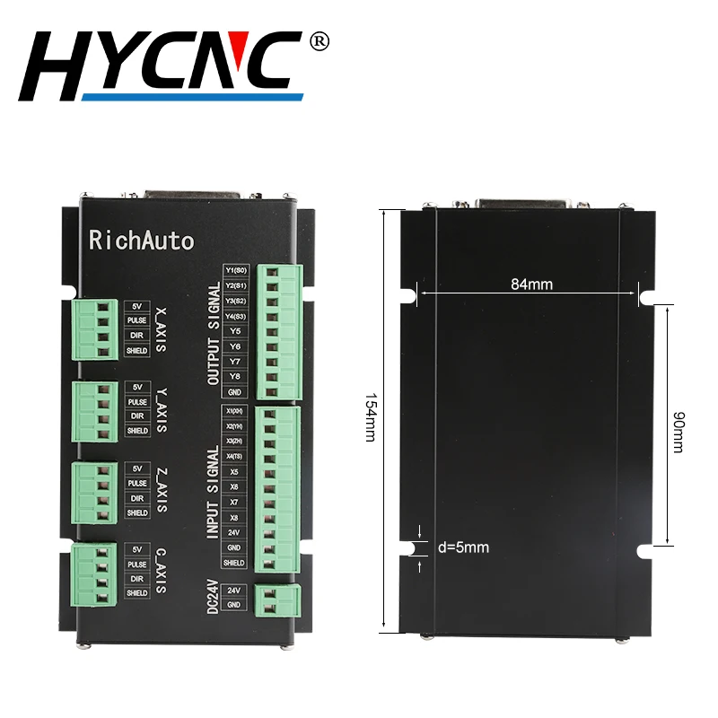 Richauto DSP A11 CNC 컨트롤러 CNC 라우터 조각 제어 시스템 용 3 축 USB 모션 컨트롤러 원격 제어