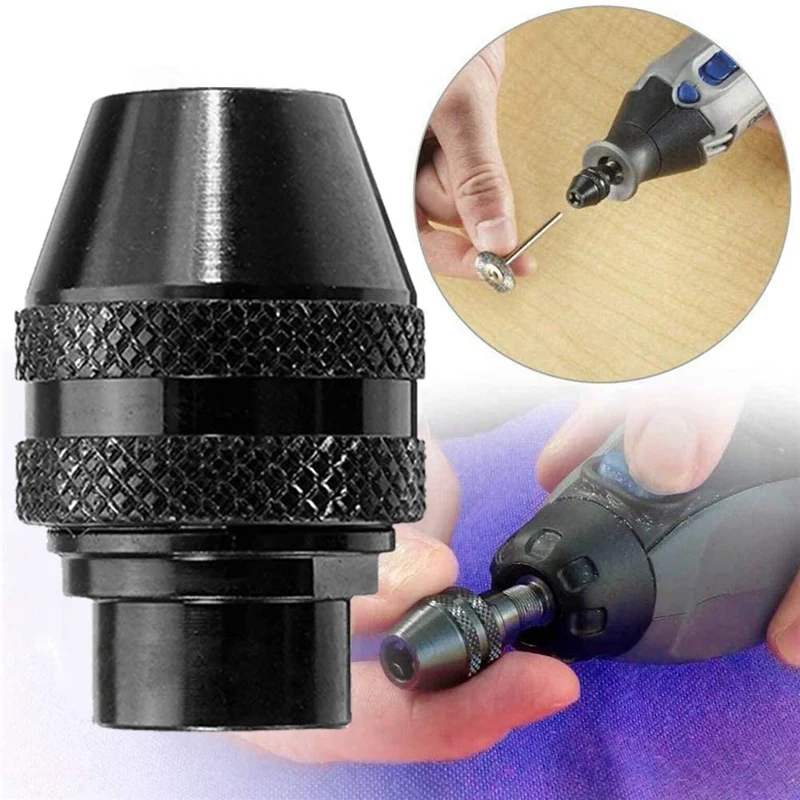 4 Pcs Schnellwechselfutter Multifunktions Universal Mini Keyless Bohrfutter Für Dremel Elektrische Grinder-Tool 0,4-3,2 Mm