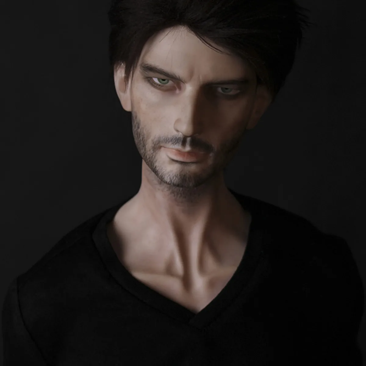 New Special Offer Eyes BJD doll SD doll Lucifer 80cm 1/3 male doll Joint Beard Boy Muscle Body Spot Makeup