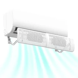 Telescopic Air Conditioning Windshield Anti-direct Blowing Retractable Scalable Outlet Deflector Air Cooled Baffle Hanging-Type