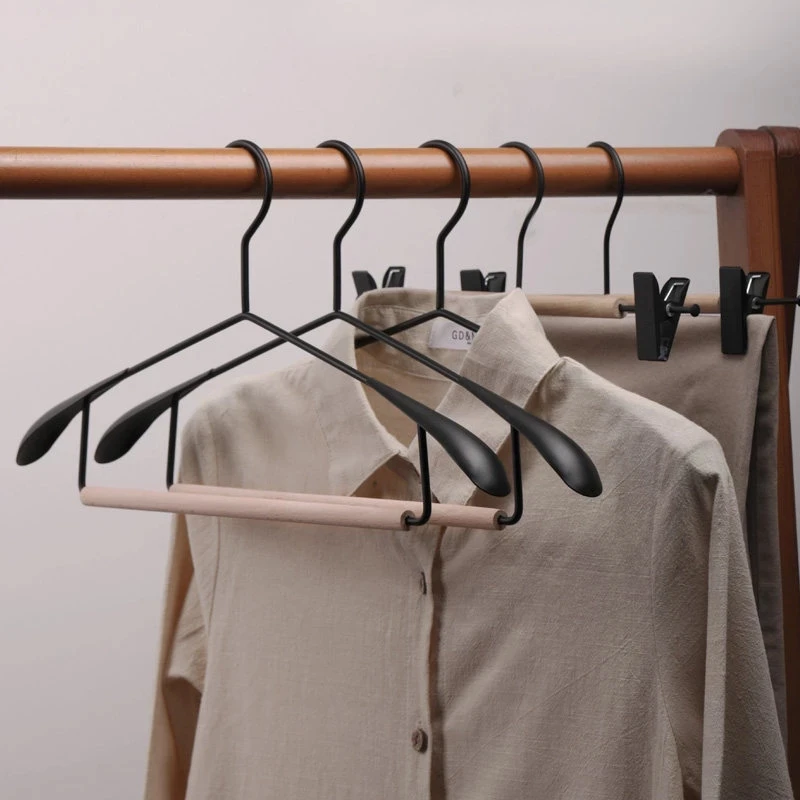 Wooden Coat Clothes Hanger Rack Closet Wardrobe Organizer Pants Hangers for Clothes Cabides Para Roupa Colgador De Ropa