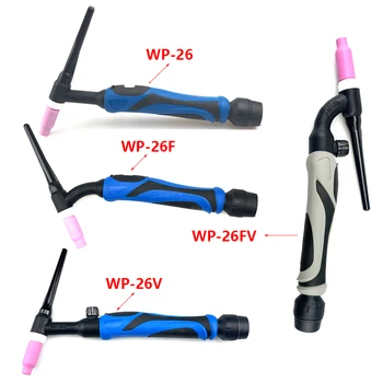 TIG torch body Argon welding torch head WP26 Flex air cooled gas Tungsten arc welding GTAW A-200 flexible torch