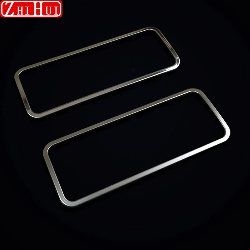 For GWM Haval Hover H9 2015-2022 Car Styling Rear Air Outlet Frame Protection Decorations Stainless Steel Stickers Accessories