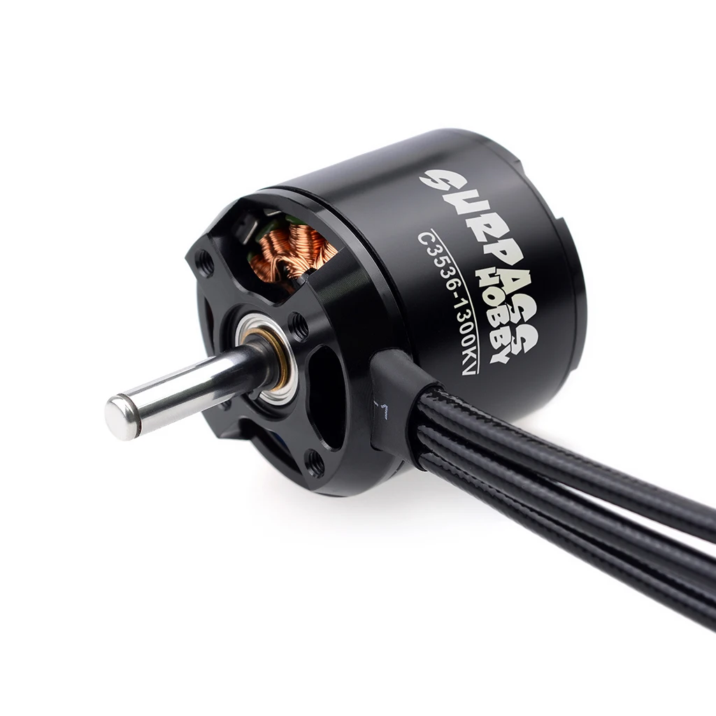 SURPASS HOBBY 2814 C3536 910KV 1050KV 1300KV 1500KV 14 Poles Brushless Motor for RC Airplane Fixed-wing Glider Aircraft