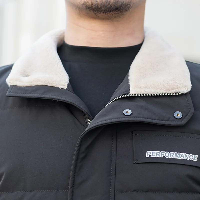 Boollili pato branco para baixo jaqueta masculina 2023 novo coreano casaco de inverno dos homens jaqueta de puffer para baixo casaco quente parka abrigo