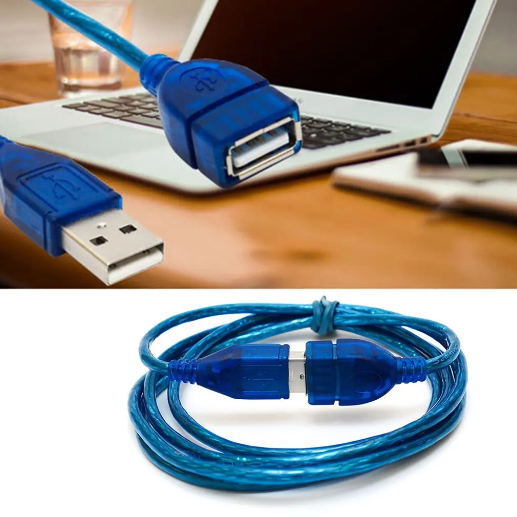 1M/1.5M/3M Super Long USB 2.0 Male To Female Extension Cable High Speed USB Extension Data Transfer Sync Cable