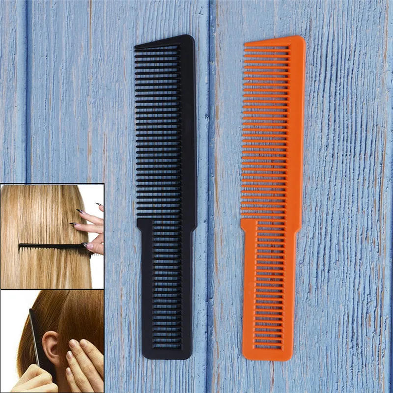 Professional 2 Colors Salon Men Women Clipper Hair Cut Comb Carbon Barber Hair Comb For Hair Trimming Hairdresser Comb