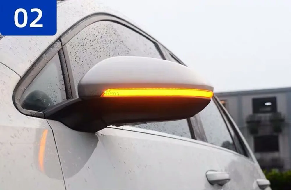 Für VW Volkswagen Golf 7 Jetta MK7 19 VII MK7 Golf 7.5 GTI R Touran LED Dynamischer Blinker Seitenspiegel Indikatorlicht – Detail 2