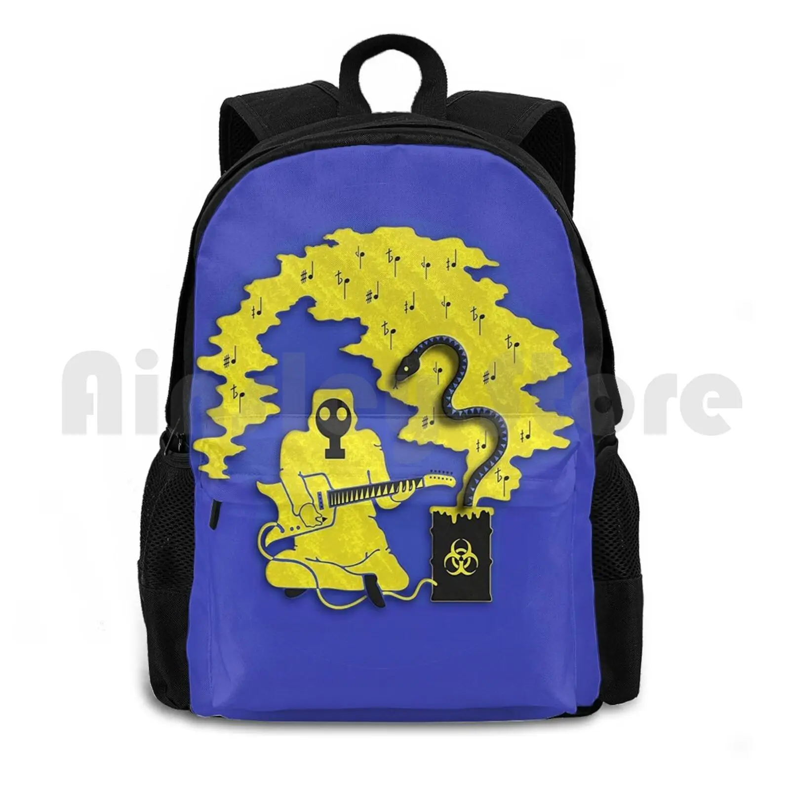 King Gizzard Lizard Wizard Microtonal Banana Album Cover Outdoor Hiking Backpack Waterproof Camping Travel King Gizzard King