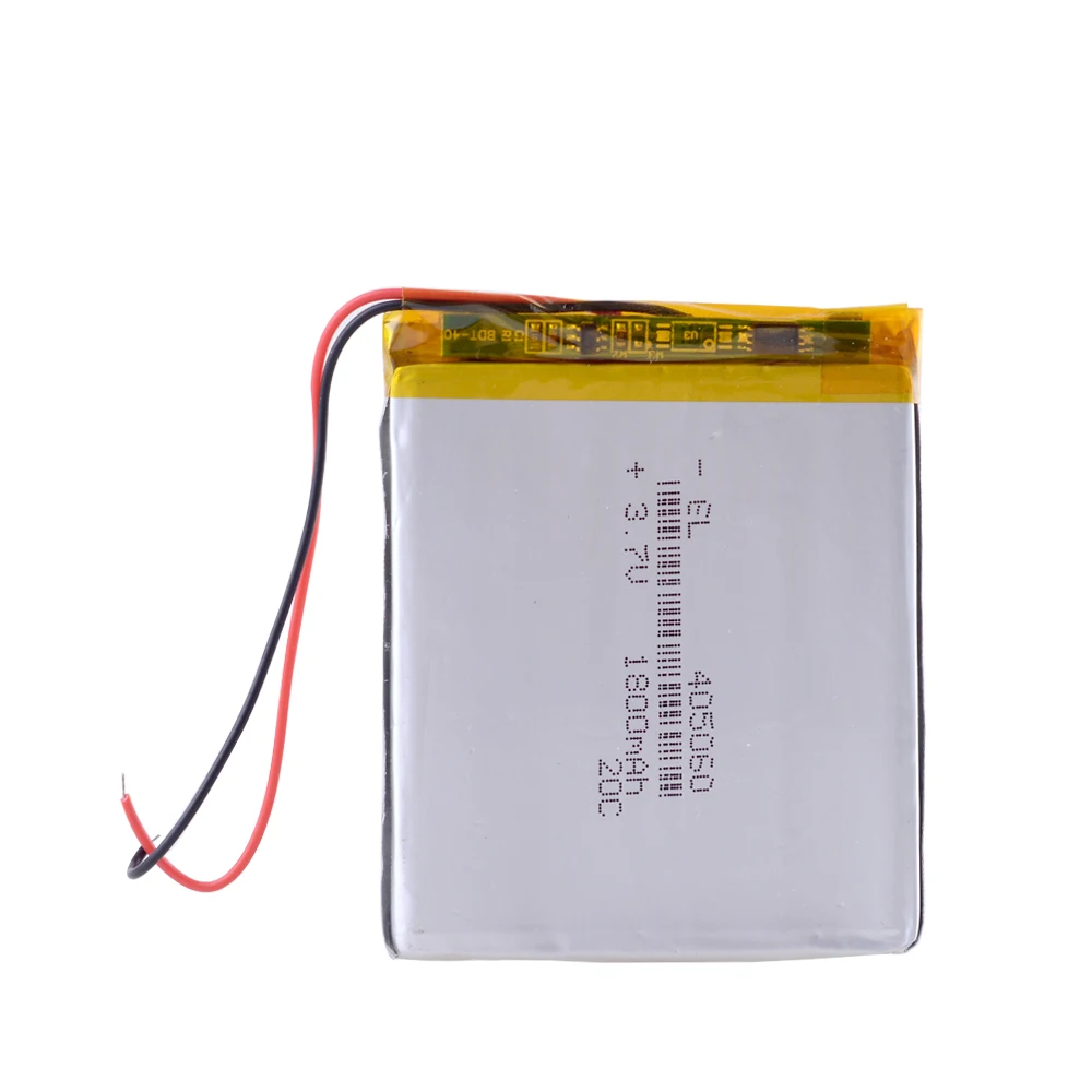 3.7V 1800mAh 405060 Rechargeable Lithium Li-ion Polymer Battery 045060 Batteries