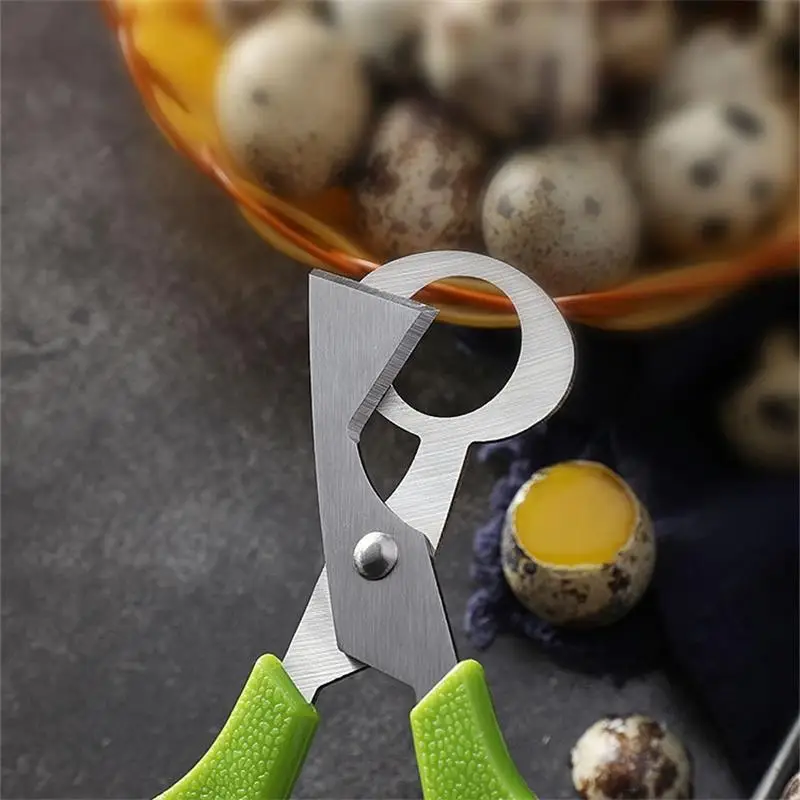 Quail Egg Scissor Stainless Steel Pigeon Cutter Shell Peeler Bird Pigeon Eggs Cigar Shear Grape Cutter Tool Kitchen Accessories