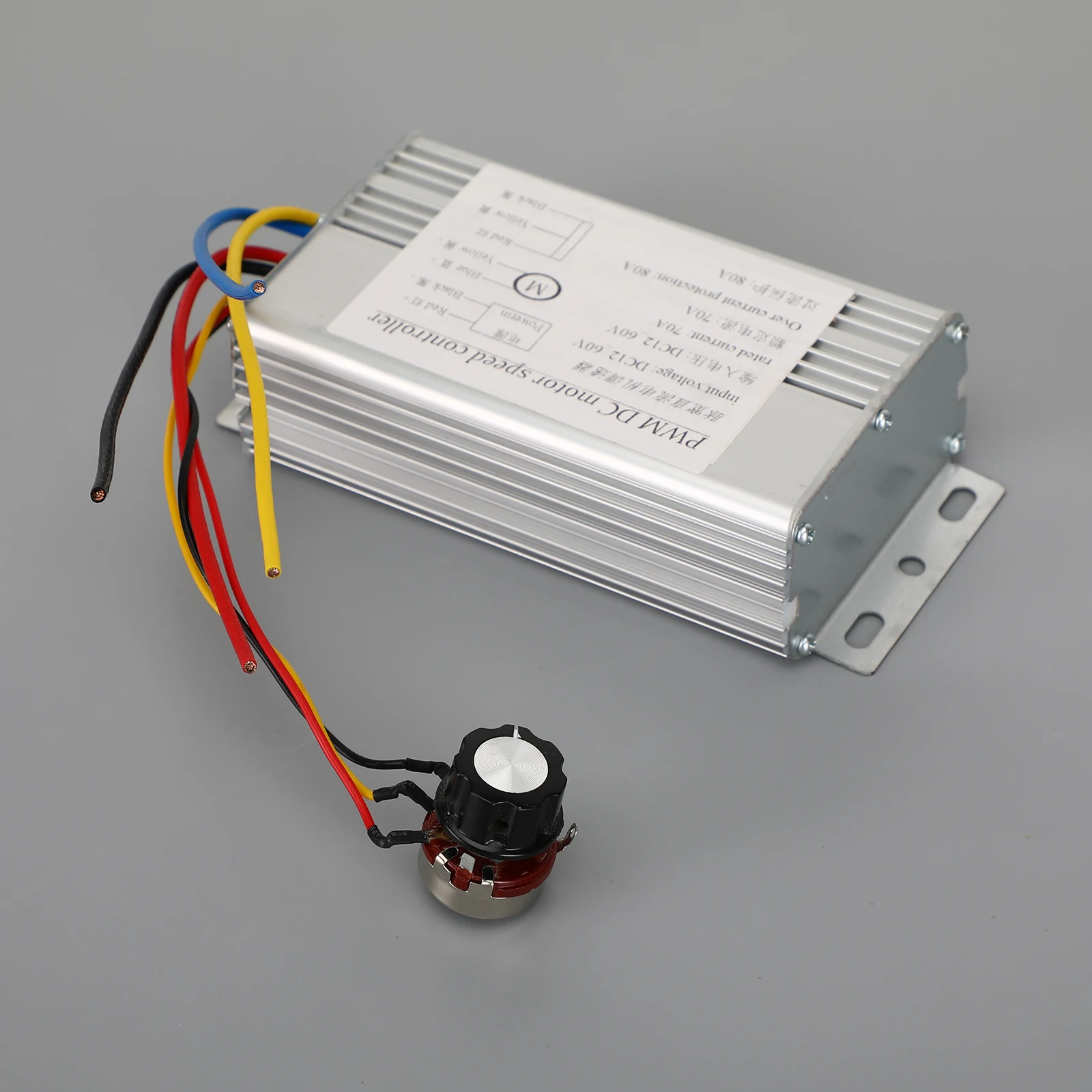 Areyourshop DC 12V 24V 36V 48V 70A 4000W DC Motor PWM Speed Control Brush Motor Controller