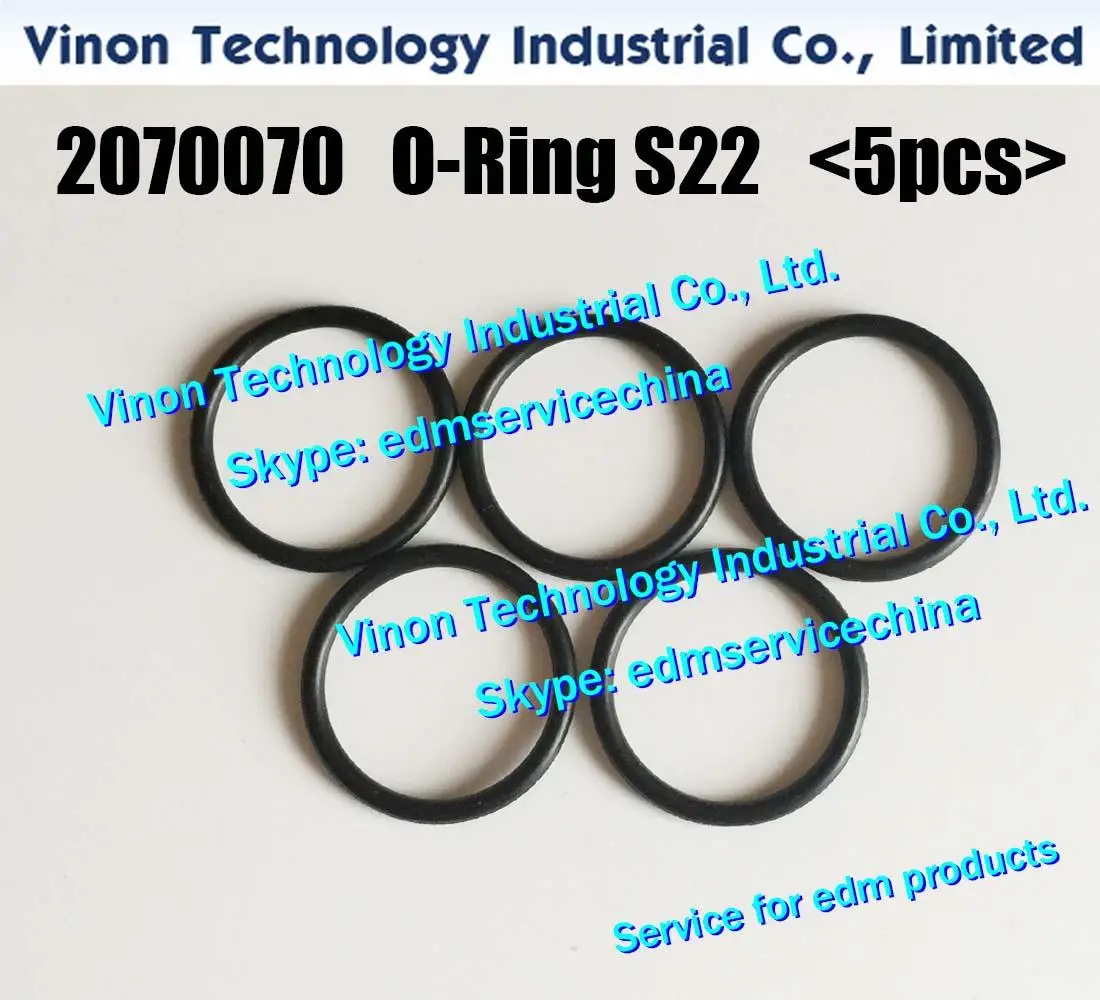 2070070 edm O-Ring S22 (price is for 5pcs/bag), sealing ring for S odick wire edm machine 433013