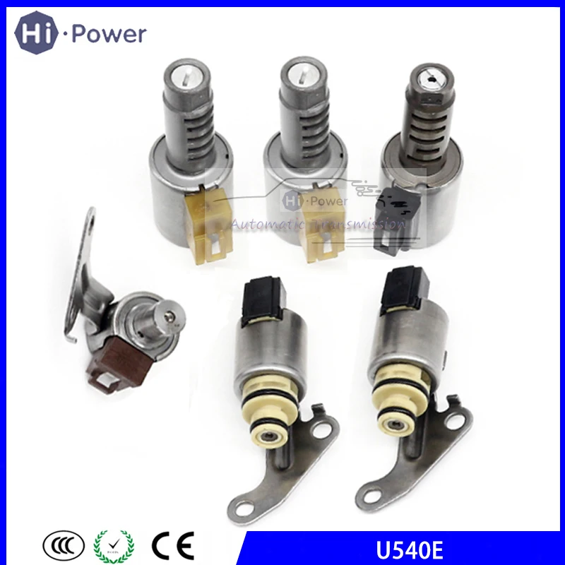 

U540E Car Automatic Transmission Solenoid Kit 6pcs for Toyota U540E Automatic Transmission